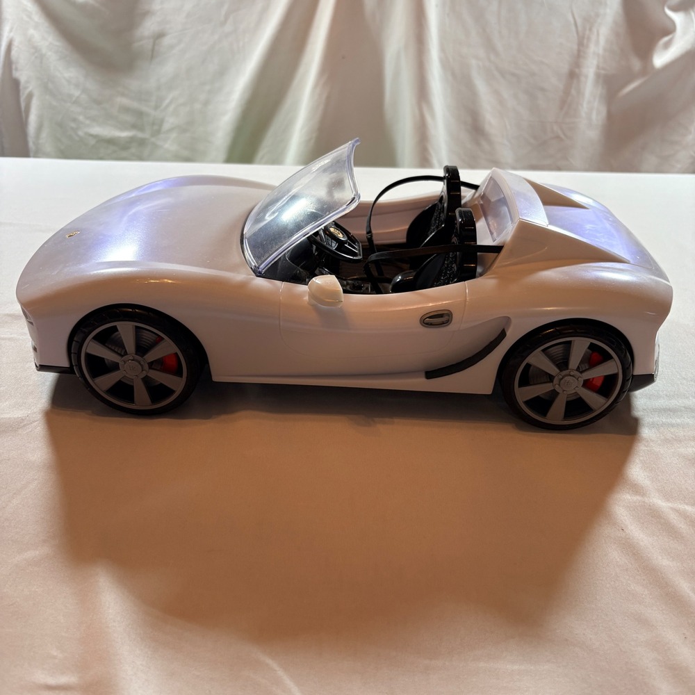 Rainbow High Color Change Car White Convertible Vehicle for Fashion Dolls Toy